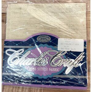 Charles Craft 18CT Fiddlers Lite Cross Stitch Fabric 12x18 Inches Poly/Cotton